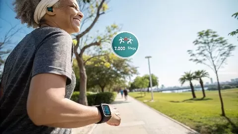 Taking Just 7,000 Steps a Day May Reduce Health Risks